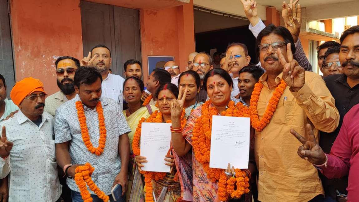 कांकेर, नरहरपुर जनपद में भाजपा का कब्जा, नरहरपुर जनपद में तीसरी बार उपाध्यक्ष बने संजू गोपाल 