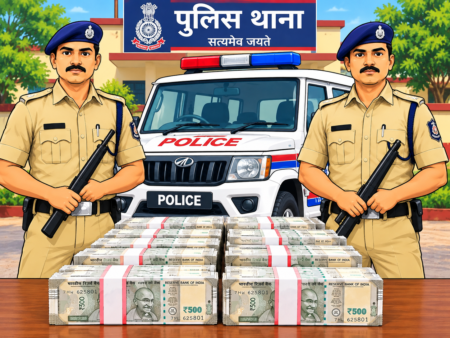 नक्सल डंप से मिले 20 लाख का गबन, दो डीएसपी पर लगे गंभीर आरोप,एसपी बोले जांच जारी